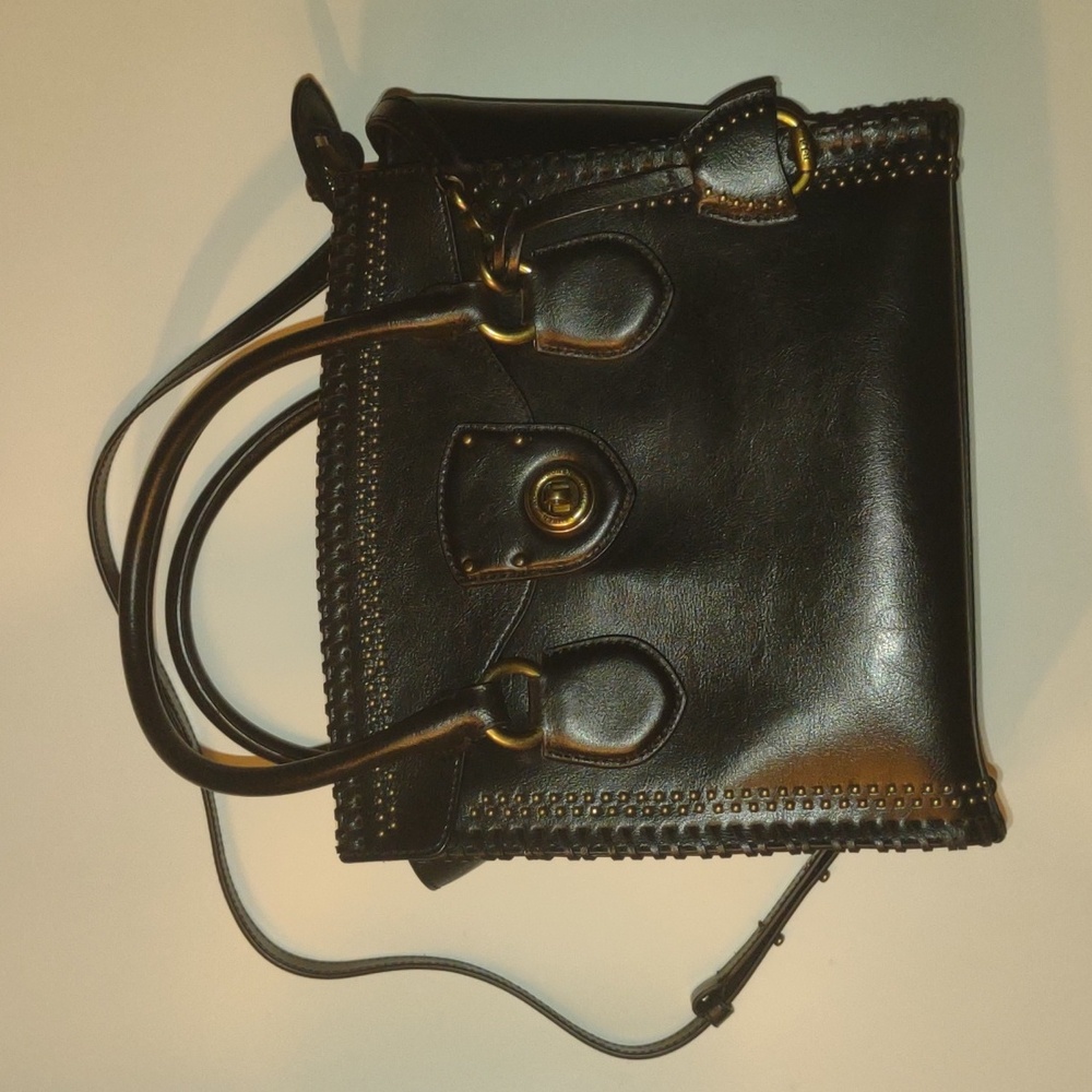 Lauren Ralph Lauren RLL Black Satchel